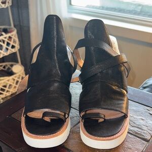 Jeffrey Campbell Black Strappy Sandals! Like new worn once.